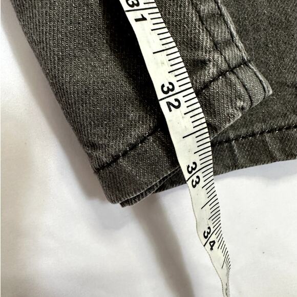 Levi's 508 Jeans Size 34 x 34 Gray Black Label Tapered Fit Denim Discontinued - Picture 9 of 13